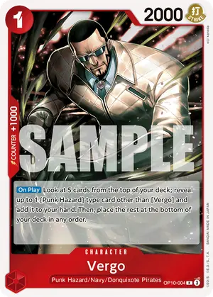 Carta Vergo OP10-004