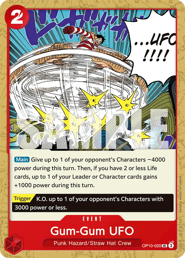 Carta Gum-Gum UFO OP10-020