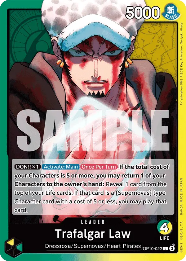 Carta Trafalgar Law OP10-022