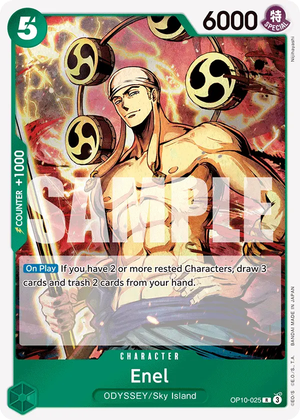 Enel OP10-025 card