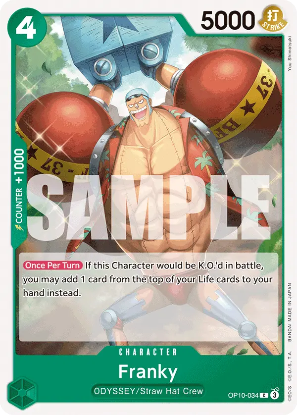 Franky OP10-034 card