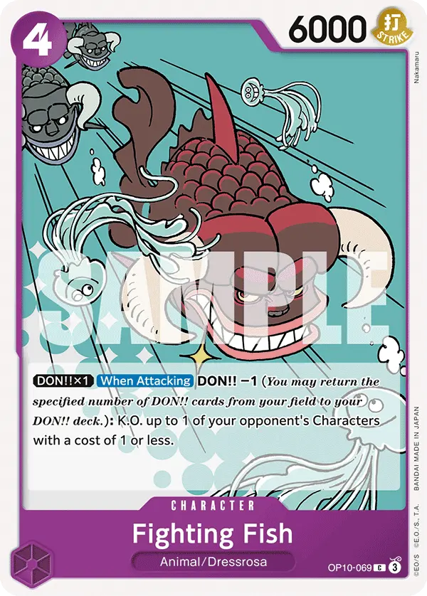 Carta Fighting Fish OP10-069