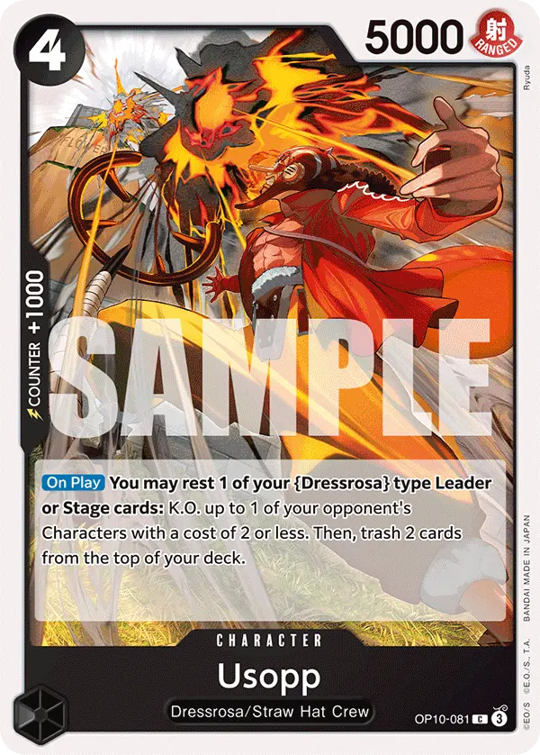 Carta Usopp OP10-081