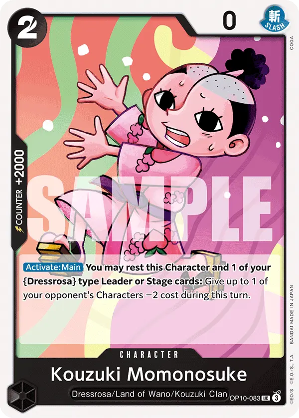 Carta Kouzuki Momonosuke OP10-083