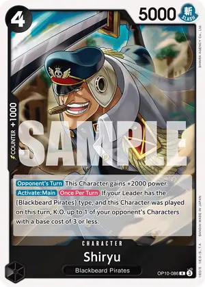 Carta Shiryu OP10-086