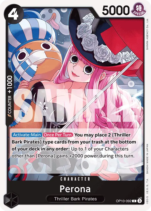Perona OP10-092 card
