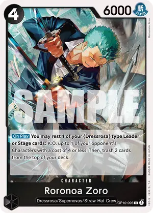 Carta Roronoa Zoro OP10-095