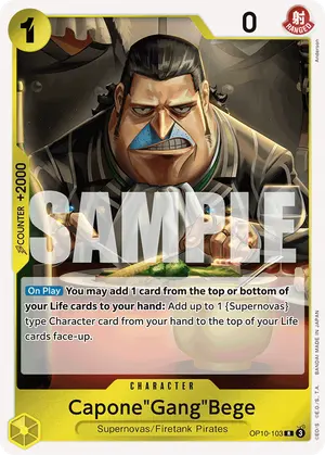 Carta Capone"Gang"Bege OP10-103