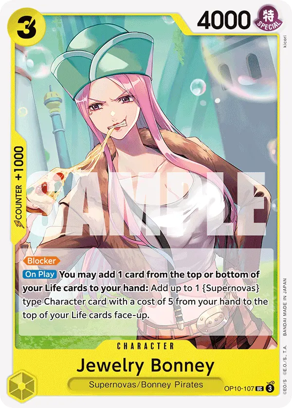 Jewelry Bonney OP10-107 card