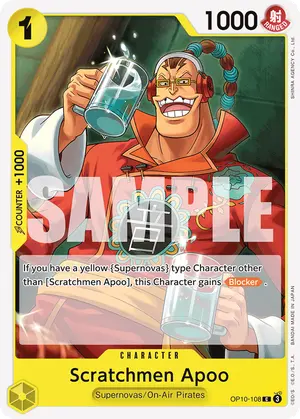Carta Scratchmen Apoo OP10-108