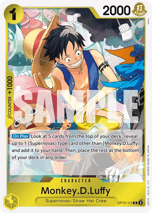Carta Monkey.D.Luffy OP10-111