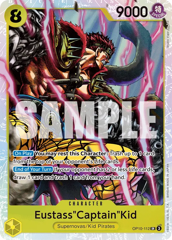 Eustass"Captain"Kid OP10-112 card