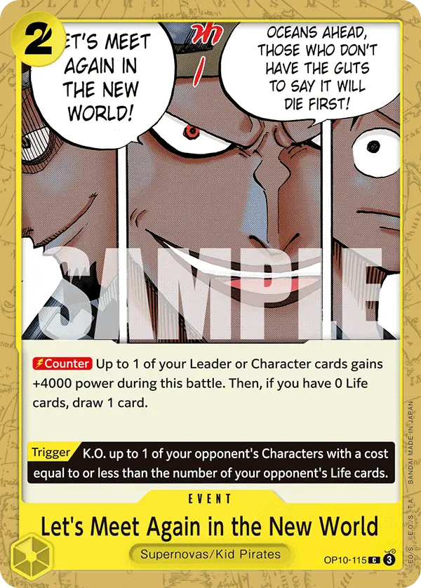 Let's Meet Again in the New World OP10-115 card