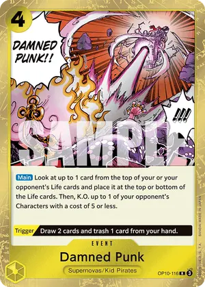 Carta Damned Punk OP10-116