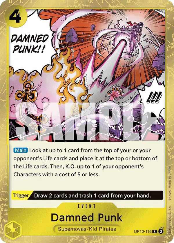 Carta Damned Punk OP10-116