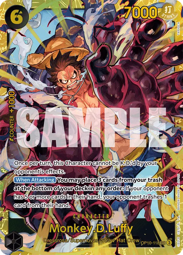 Carta Monkey.D.Luffy OP10-118