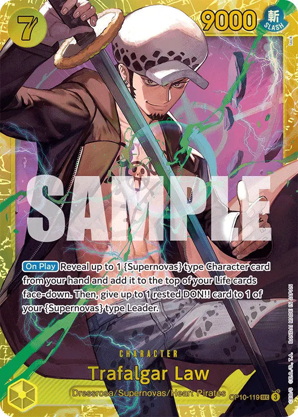 Carta Trafalgar Law OP10-119