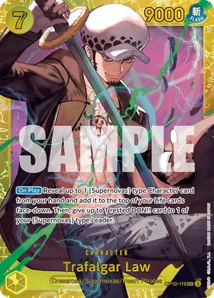 Carta Trafalgar Law OP10-119