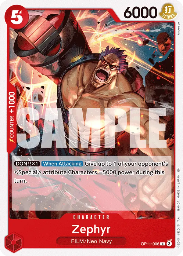 Carta Zephyr OP11-006