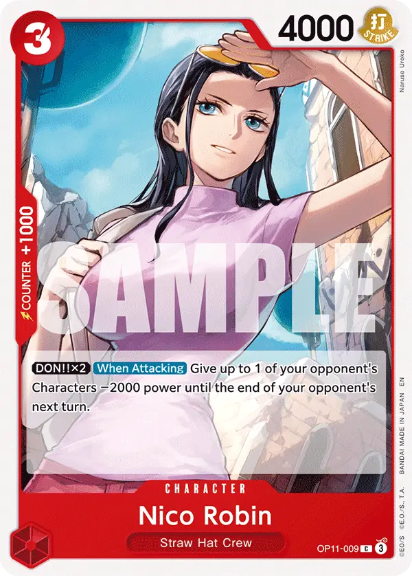 Nico Robin OP11-009 card