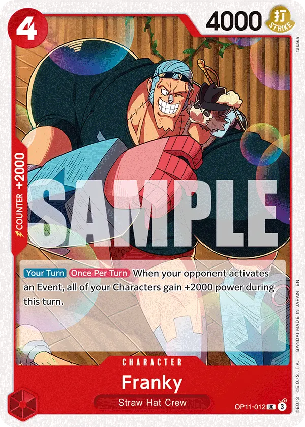 Carta Franky OP11-012