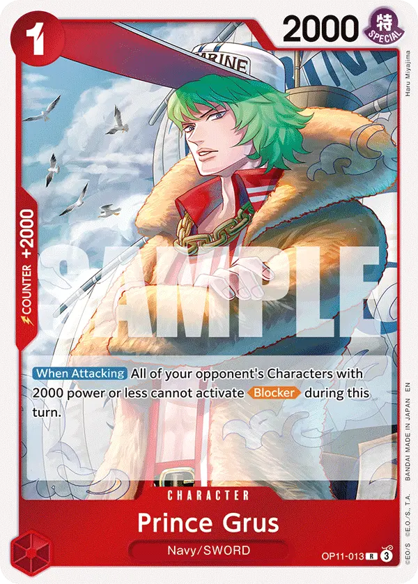 Carta Prince Grus OP11-013