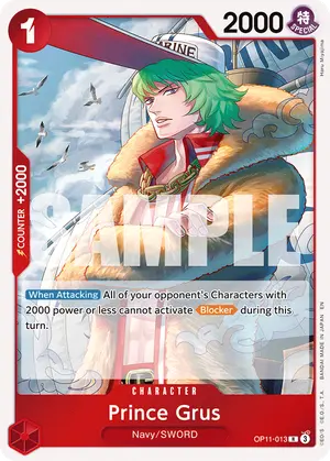 Carta Prince Grus OP11-013