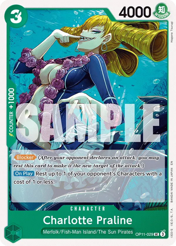 Charlotte Praline OP11-029 card