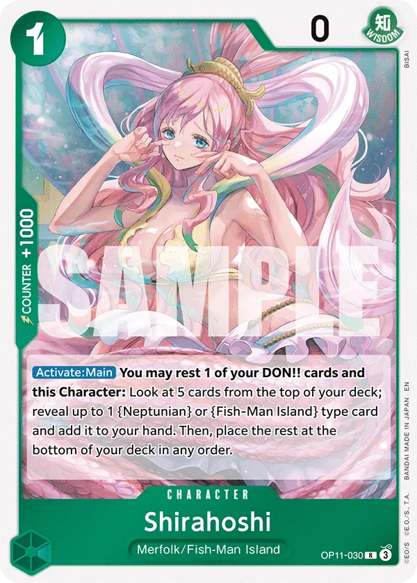 Carta Shirahoshi OP11-030