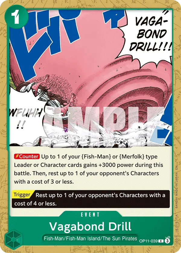 Vagabond Drill OP11-039 card