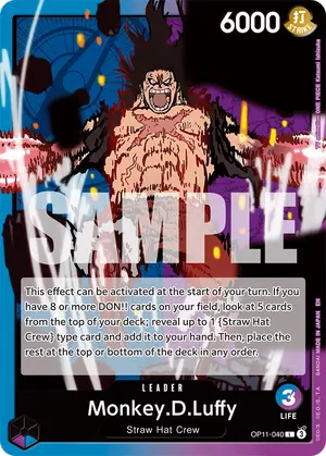 Carta Monkey.D.Luffy OP11-040