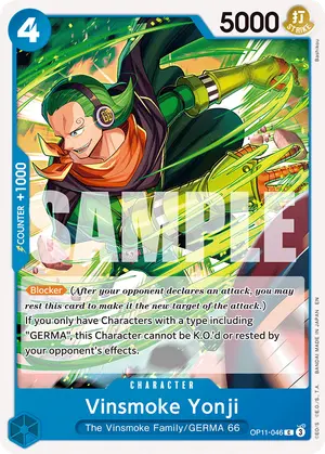 Carta Vinsmoke Yonji OP11-046