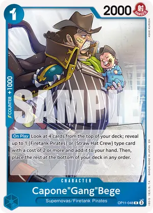 Carta Capone"Gang"Bege OP11-048