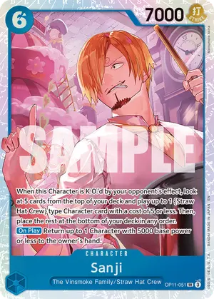 Carta Sanji OP11-051