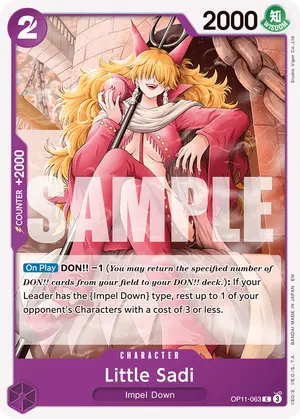 Carta Little Sadi OP11-063