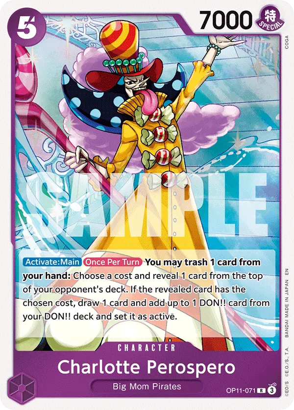 Carta Charlotte Perospero OP11-071
