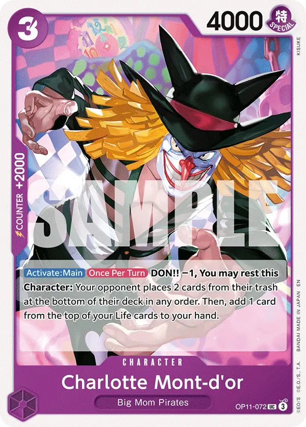 Charlotte Mont-d'or OP11-072 card