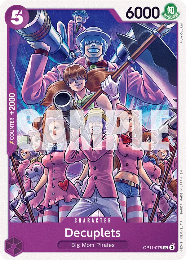 Decuplets OP11-078 card
