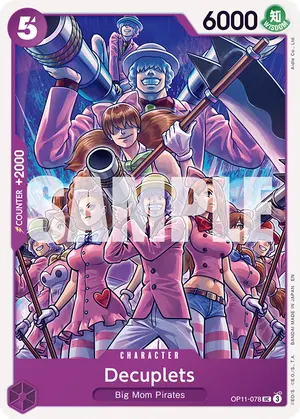 Carta Decuplets OP11-078