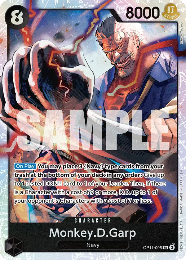 Monkey.D.Garp OP11-095 card
