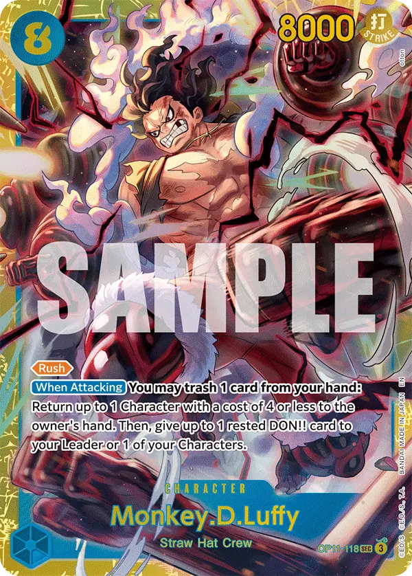 Monkey.D.Luffy OP11-118 card