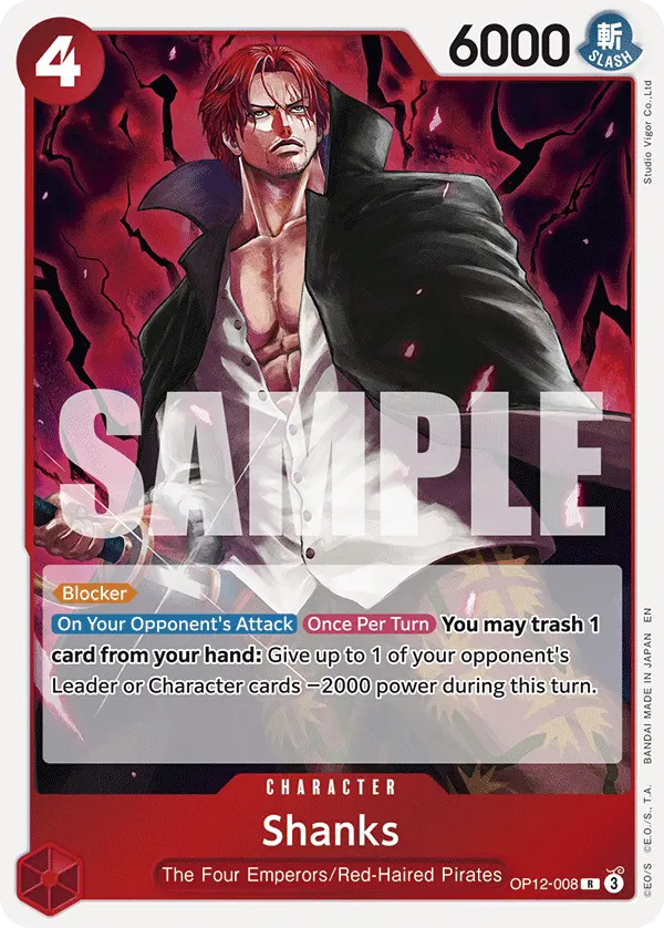 Carta Shanks OP12-008