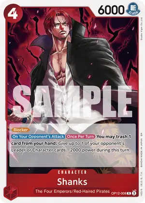 Carta Shanks OP12-008