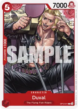 Carta Duval OP12-011
