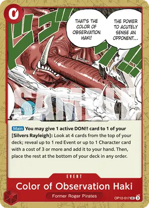 Carta Color of Observation Haki OP12-017
