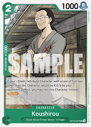 Carta Koushirou OP12-027