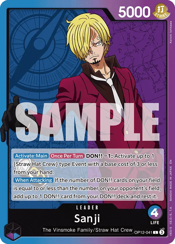 Carta Sanji OP12-041