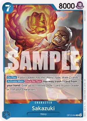 Carta Sakazuki OP12-044