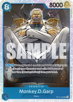 Carta Monkey.D.Garp OP12-056