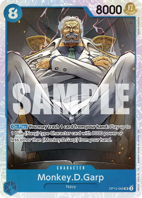 Carta Monkey.D.Garp OP12-056